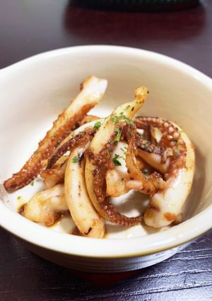 イカゲソのバター醤油炒め-レシピのメイン写真