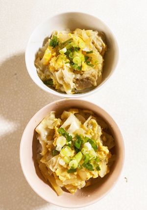 玉ねぎとシューマイの丼-レシピのメイン写真