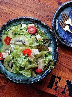 キウイとチーズのサラダ★和風ドレッシング-レシピのメイン写真