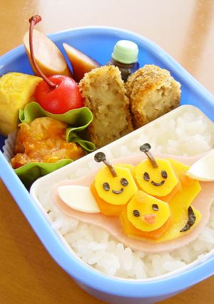 ミツハニー☆お弁当（キャラ弁）-レシピのメイン写真