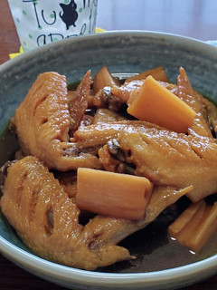 酢効果☆手羽先とレンコンのさっぱり煮-レシピのメイン写真
