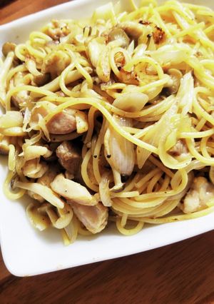 具は何でも。バター醤油パスタ-レシピのメイン写真