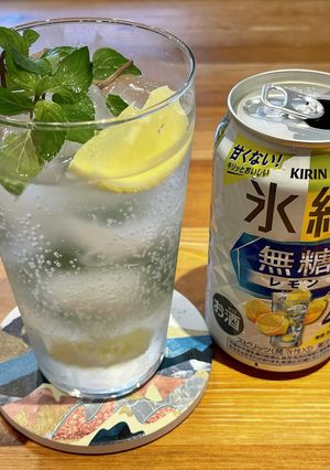 夏にこそ。氷結レモン爽やかペパーミント-レシピのメイン写真