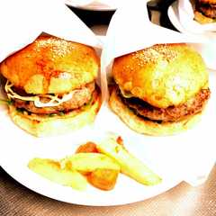 ハンバーガー-レシピのメイン写真