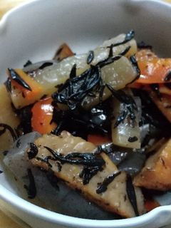 大根とさつま揚げのひじき煮-レシピのメイン写真