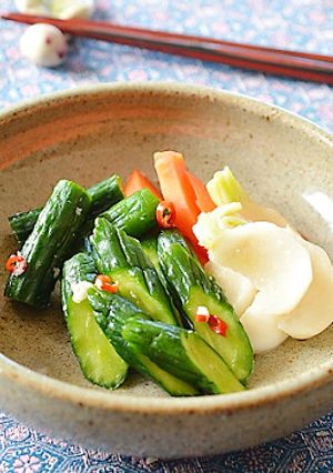 福島県産ミニきゅうりのパン粉漬け♪-レシピのメイン写真