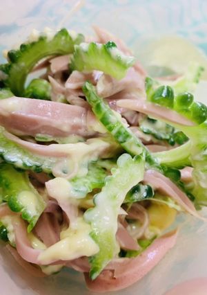 魚肉ソーセージとゴーヤのマヨネーズあえ-レシピのメイン写真