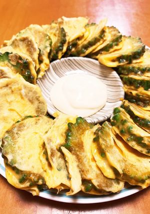 ゴーヤカレー風味卵焼き-レシピのメイン写真
