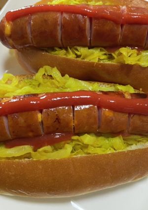 ホットドッグインカレーキャベツ-レシピのメイン写真