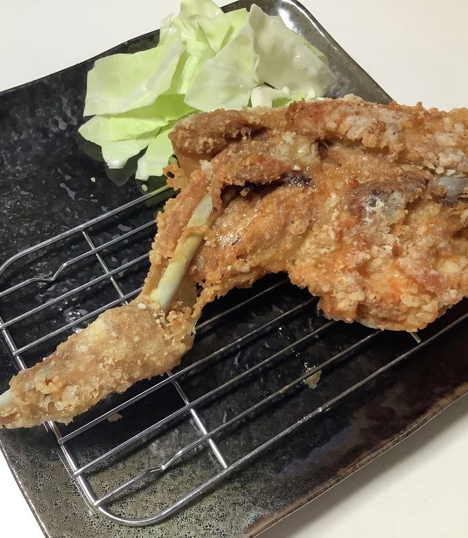 骨付きもも肉でみよしやのかぶと揚げ風-レシピのメイン写真