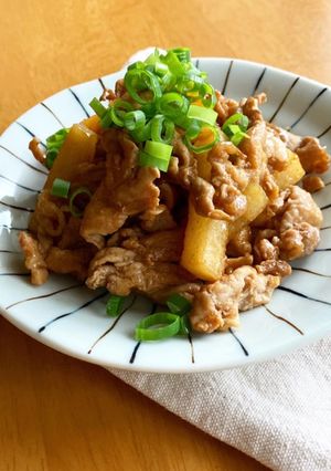 ＊豚肉と長芋の甘辛てりてり炒め＊-レシピのメイン写真