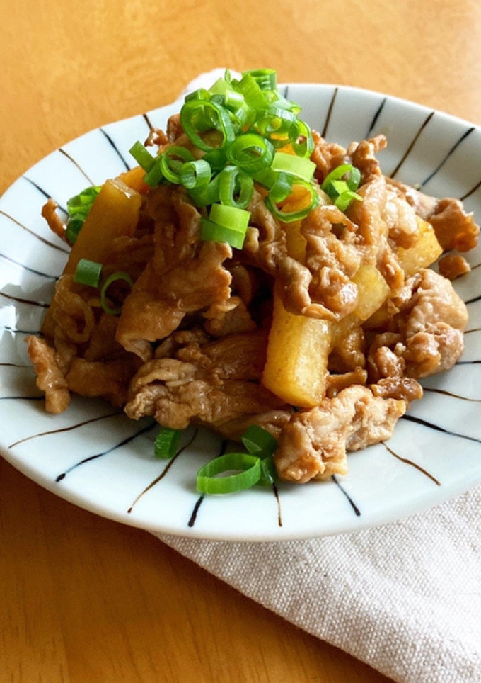 ＊豚肉と長芋の甘辛てりてり炒め＊-レシピのメイン写真