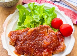 トンカツ用肉で♫オニオンポークチャップ-レシピのメイン写真