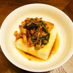 รูปของ 1分おつまみ「激旨キムチ豆腐」