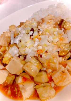 麻婆豆腐なす丼-レシピのメイン写真