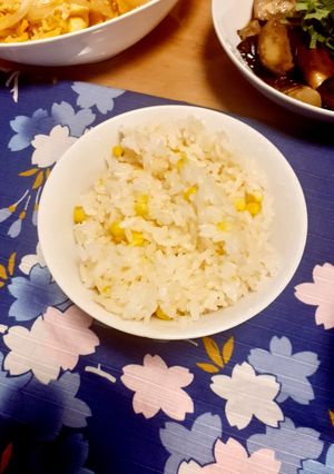 マーガリンでコーンライス-レシピのメイン写真