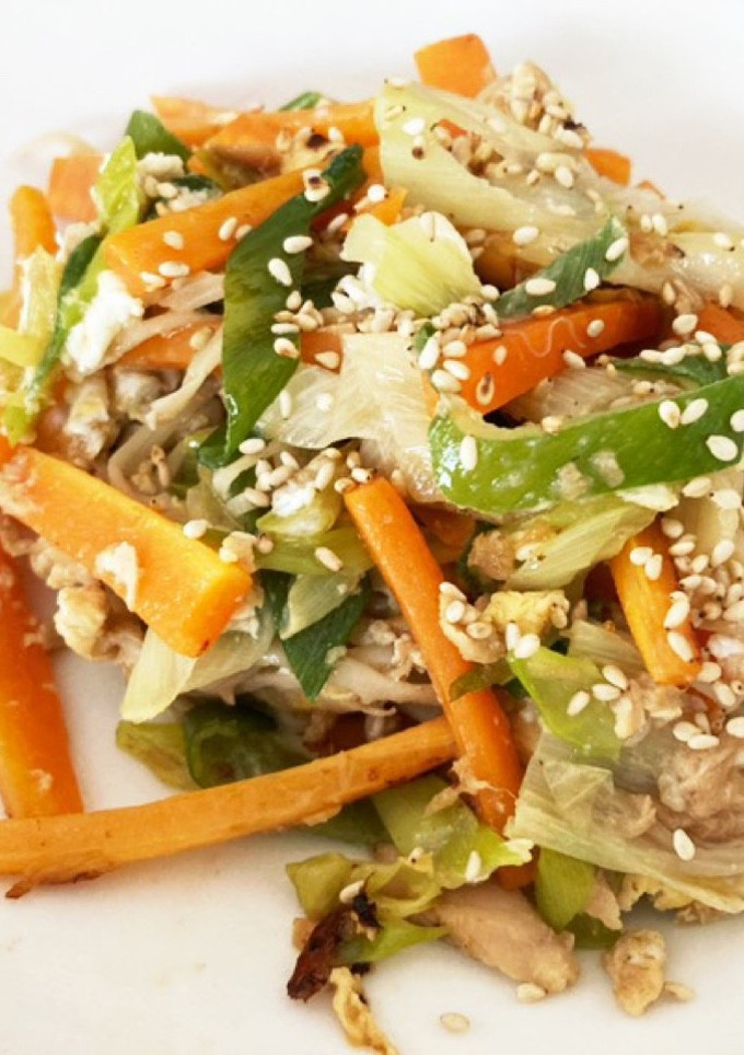 残り物野菜でしりしり風炒め-レシピのメイン写真