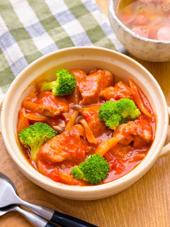 鶏肉のトマト煮込み-レシピのメイン写真