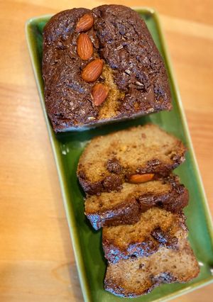 チョコバナナパウンドケーキ-レシピのメイン写真