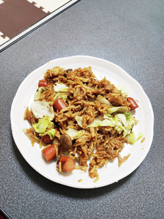 茹ですぎパスタ救済焼きそば-レシピのメイン写真