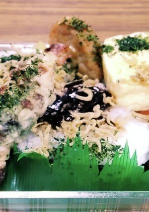 おにぎり弁当14号 竹輪磯辺揚ちりじゃこ-レシピのメイン写真