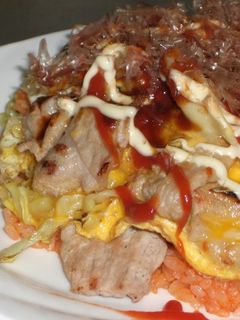 お好み焼き風オムライス-レシピのメイン写真