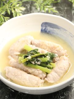 簡単!漬物肉巻の白だし煮-レシピのメイン写真