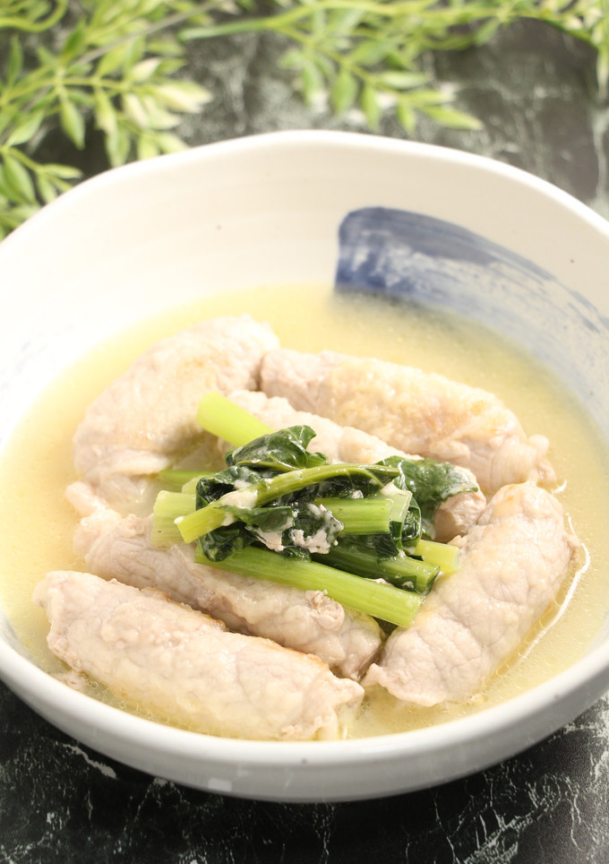 簡単！漬物肉巻の白だし煮-レシピのメイン写真