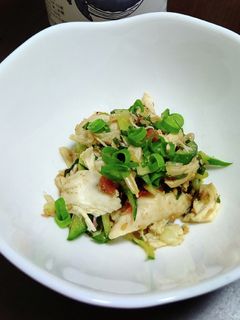 梅とささみ 薬味たっぷり和え物 おつまみ-レシピのメイン写真