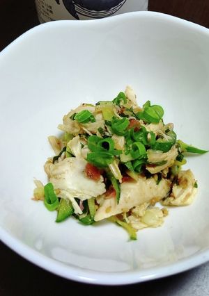 梅とささみ 薬味たっぷり和え物 おつまみ-レシピのメイン写真