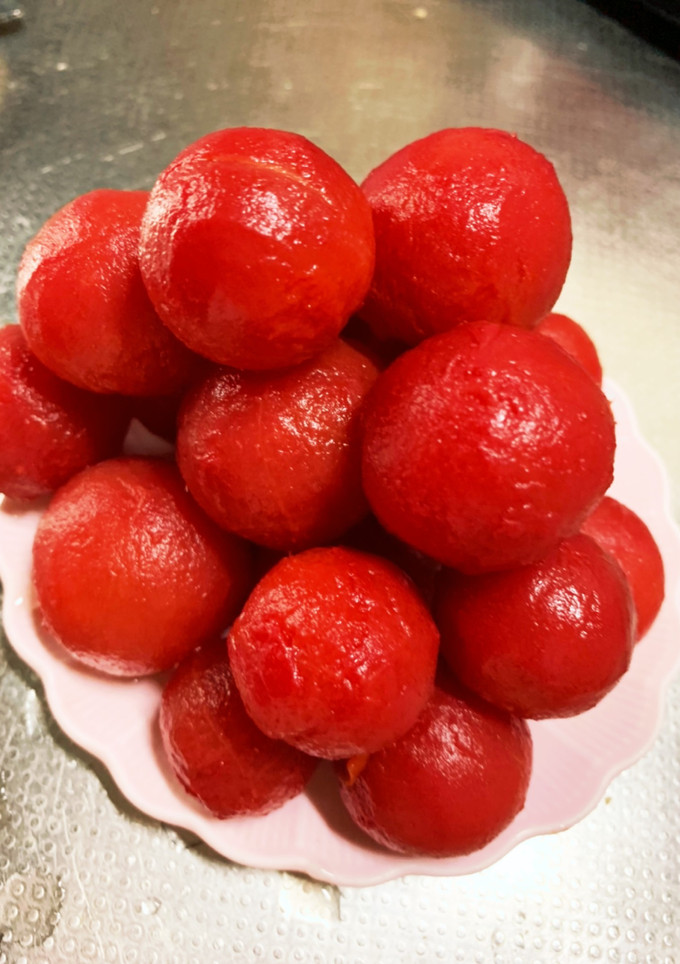 裏ワザ！トマトの湯むき 冷凍トマトで♪-レシピのメイン写真