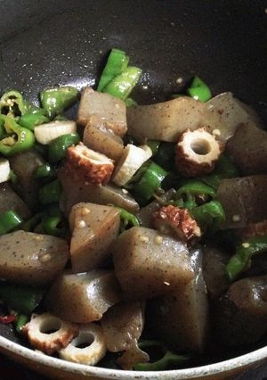 こんにゃくとししとうの炒め煮-レシピのメイン写真