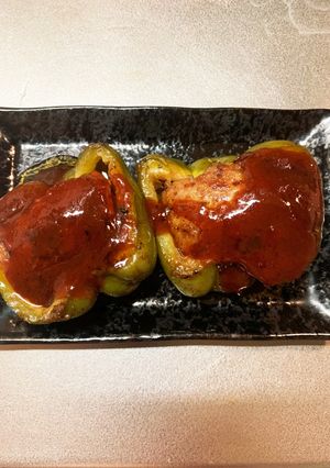 1番美味しい食べ方【ピーマンの肉詰め】-レシピのメイン写真