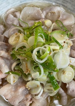 豚バラ塩そうめん-レシピのメイン写真