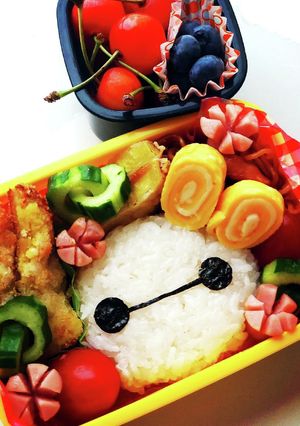 ベイマックスのおにぎり　キャラ弁！-レシピのメイン写真