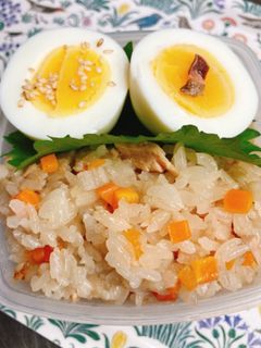 しっかり味のツナと牛蒡炊き込みご飯-レシピのメイン写真