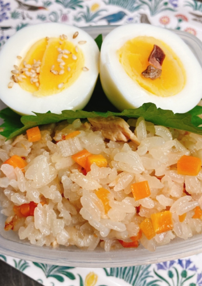 しっかり味のツナと牛蒡炊き込みご飯-レシピのメイン写真