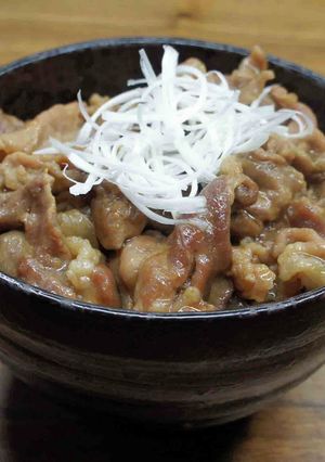 豚の煮込み丼-レシピのメイン写真