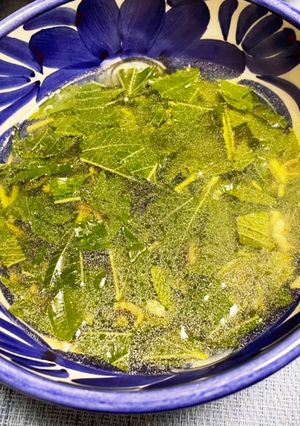 モロヘイヤのスープ-レシピのメイン写真