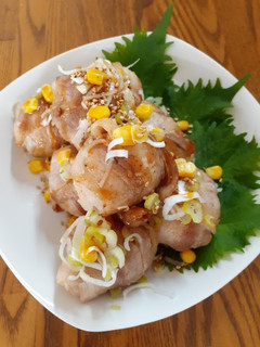 ☆簡単焼くだけ☆我が家の肉巻きおにぎり-レシピのメイン写真