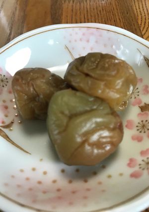 梅シロップの梅再利用！梅の紅茶煮-レシピのメイン写真