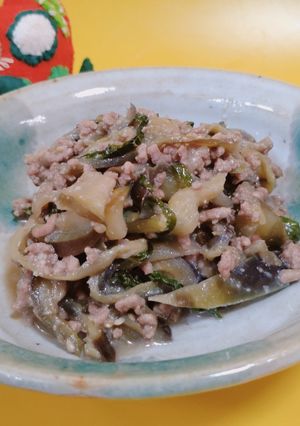 なすと青じその味噌炒め-レシピのメイン写真