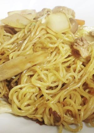 ピリ辛中華焼きそば-レシピのメイン写真