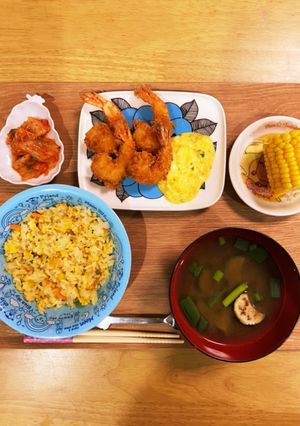 ❁sawa♡海老フライ定食❁-レシピのメイン写真