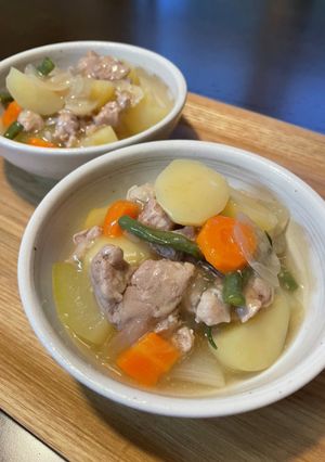 夕顔入り夏の肉じゃが-レシピのメイン写真