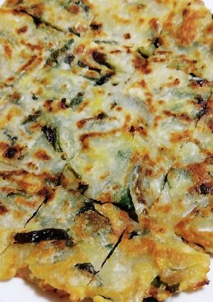 ニラチーズチヂミ-レシピのメイン写真