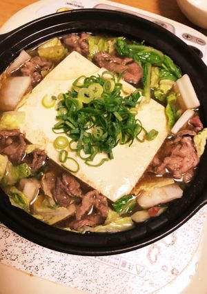 肉どうふ鍋-レシピのメイン写真