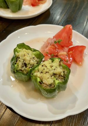 鯖缶タルタルのピーマンカップ-レシピのメイン写真
