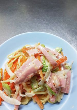 コストコばら明太子スパサラ-レシピのメイン写真