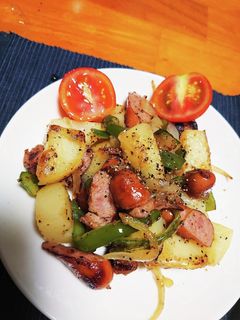 ピーマン入り簡単ジャーマンポテト-レシピのメイン写真